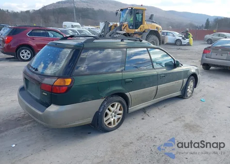 2000 Subaru Outback из США, поврежденный, VIN 4G3BH686247601636